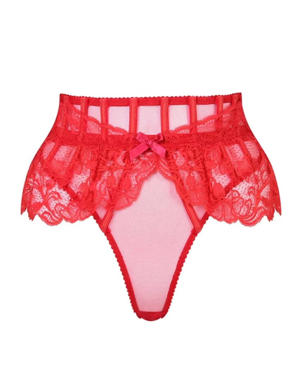 Agent Provocateur Rozlyn Red
Suspender Thong Size 2.